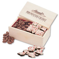 Peppermint Bark & Chocolate Covered Almonds